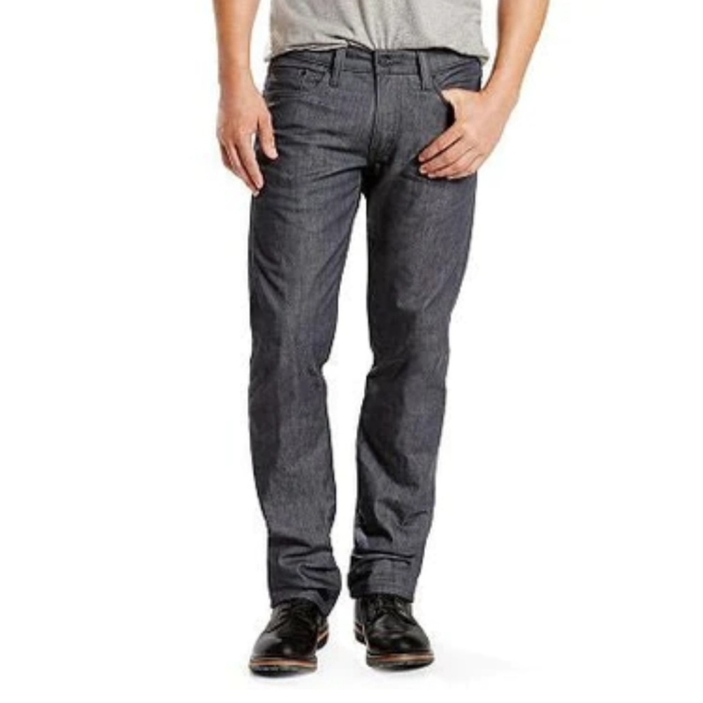 Mens Levi's 514 Slim Straight Gray Jeans 38x30
